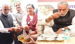 मंत्री कृष्णपाल गुर्जर ने BK हॉस्पिटल में किया शुद्ध रसोई का उद्घाटन, 10 रु में मिलेगा भरपेट खाना