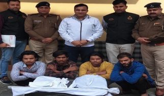 फरीदाबाद: राहगीर के साथ मारपीट कर लैपटॉप और ₹50000 छीनकर भागने वाले 4 आरोपी गिरफ्तार